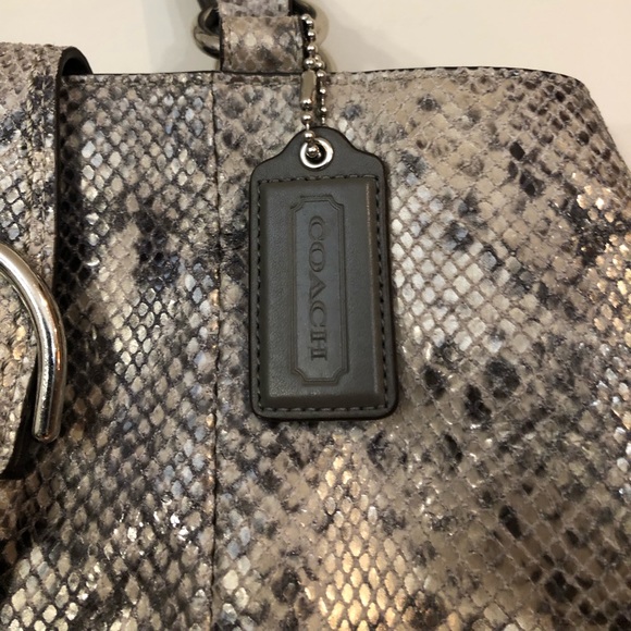 Coach Soho Embossed Leather Exotic carryall. - Picture 2 of 6